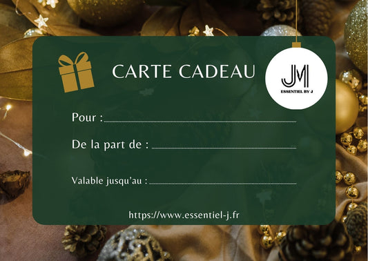 Carte cadeau Essentiel by J